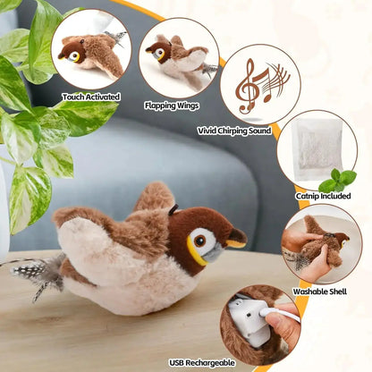 Dancing Sparrow – Interactive Cat Toy