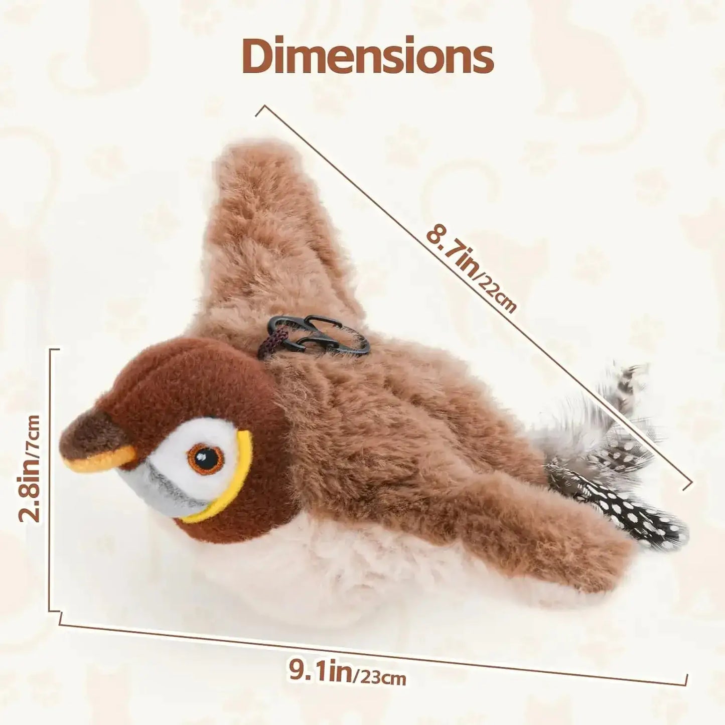 Dancing Sparrow – Interactive Cat Toy