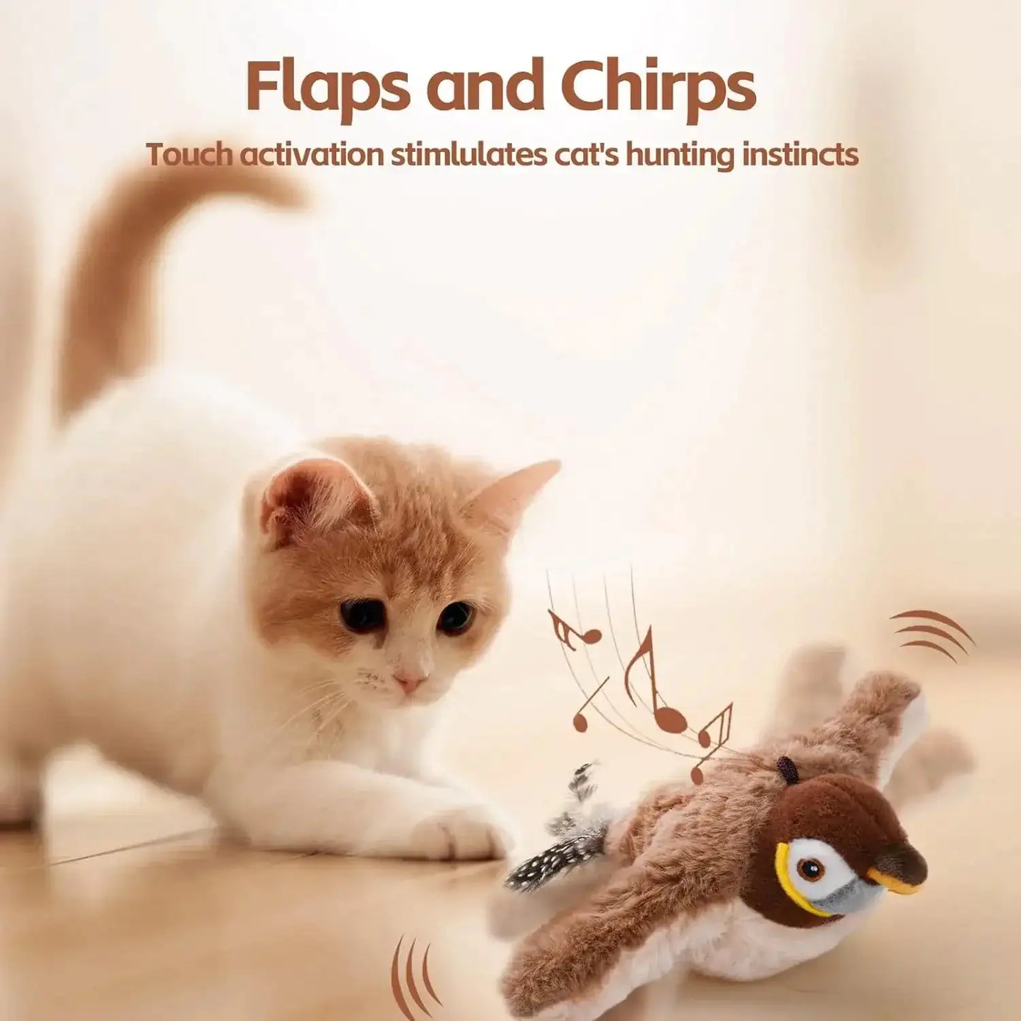 Dancing Sparrow – Interactive Cat Toy