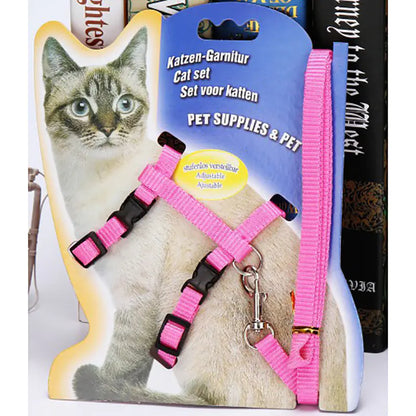 Woofs & Whisker Cat Leash & Harness Set – Adjustable, Comfortable & Stylish