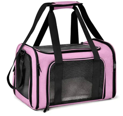 Woofs & Whisker Waterproof Pet Travel Bag – Durable & Spacious for Small & Medium Pets